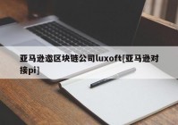 亚马逊邀区块链公司luxoft[亚马逊对接pi]